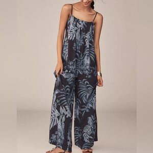 Farm Rio x Anthropologie Waistless Printed Jumpsuit